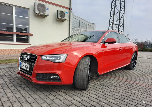 Audi A5 cena 49900 przebieg: 240000, rok produkcji 2014 z Malbork małe 379